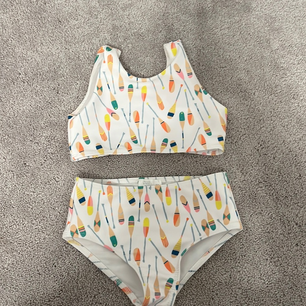 Pearl Street Swim 5/6 girls two piece swim suit